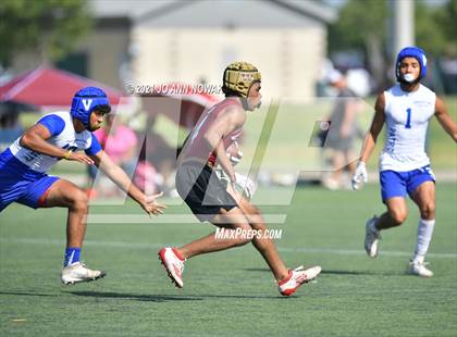 Thumbnail 2 in Mission Veterans Memorial vs Cypress Woods (Division I - Texas State 7-on-7 Tournament) photogallery.