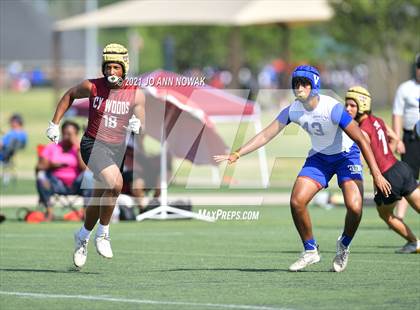 Thumbnail 1 in Mission Veterans Memorial vs Cypress Woods (Division I - Texas State 7-on-7 Tournament) photogallery.