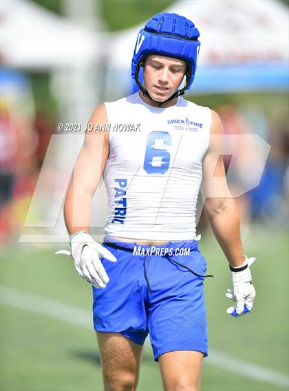 Thumbnail 2 in Mission Veterans Memorial vs Cypress Woods (Division I - Texas State 7-on-7 Tournament) photogallery.