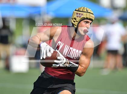 Thumbnail 1 in Mission Veterans Memorial vs Cypress Woods (Division I - Texas State 7-on-7 Tournament) photogallery.