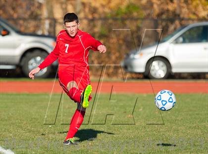 Thumbnail 3 in Fairport vs. Guilderland (NYSPHSAA Class AA Semifinal) photogallery.