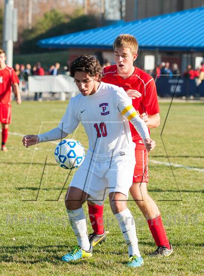 Thumbnail 3 in Fairport vs. Guilderland (NYSPHSAA Class AA Semifinal) photogallery.
