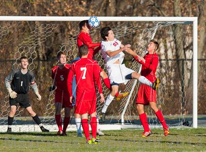 Thumbnail 3 in Fairport vs. Guilderland (NYSPHSAA Class AA Semifinal) photogallery.