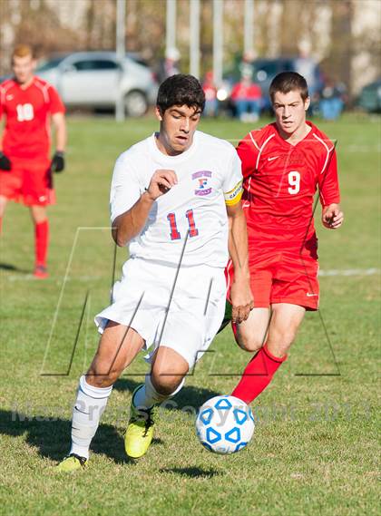 Thumbnail 3 in Fairport vs. Guilderland (NYSPHSAA Class AA Semifinal) photogallery.