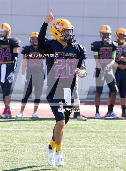Thumbnail 3 in Santa Fe Christian vs. Southwest El Centro (CIF SDS D3 Final) photogallery.