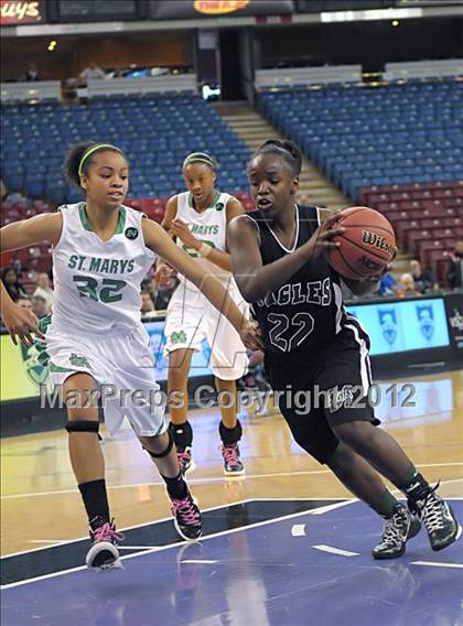 Thumbnail 2 in McNair vs. St. Mary's (CIF SJS D2 Final) photogallery.