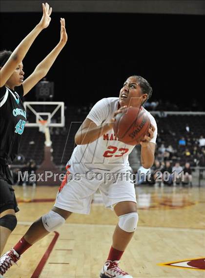 Thumbnail 1 in Canyon Springs vs. Mater Dei (CIF SoCal D1 Regional Final) photogallery.