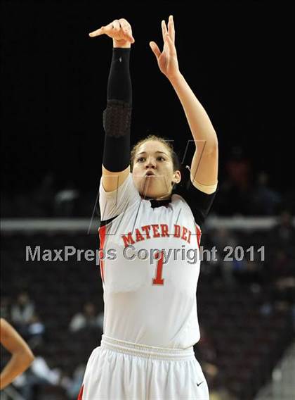 Thumbnail 2 in Canyon Springs vs. Mater Dei (CIF SoCal D1 Regional Final) photogallery.