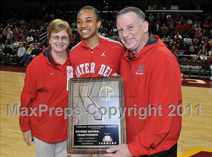 Thumbnail 3 in Canyon Springs vs. Mater Dei (CIF SoCal D1 Regional Final) photogallery.