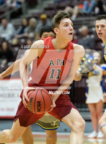 Thumbnail 1 in Draper APA vs. Parowan (UHSAA 2A Tournament) photogallery.