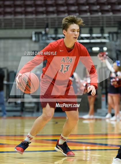 Thumbnail 1 in Draper APA vs. Parowan (UHSAA 2A Tournament) photogallery.