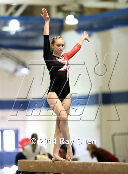 Thumbnail 2 in CHSAA 4A Gymnastics Prelim photogallery.