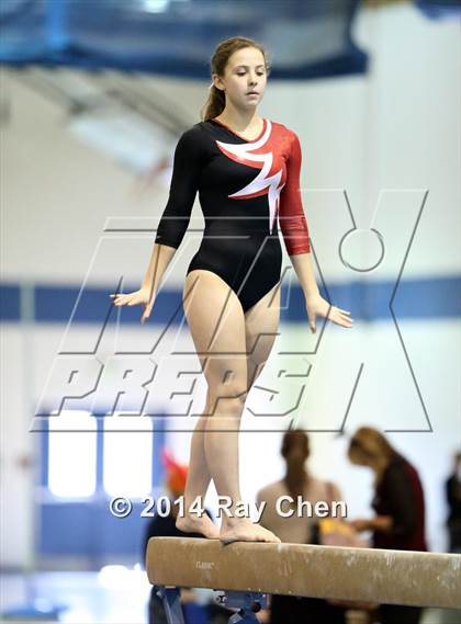 Thumbnail 1 in CHSAA 4A Gymnastics Prelim photogallery.