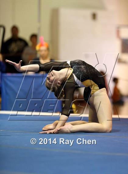Thumbnail 1 in CHSAA 4A Gymnastics Prelim photogallery.