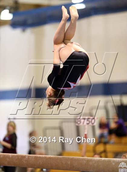 Thumbnail 2 in CHSAA 4A Gymnastics Prelim photogallery.