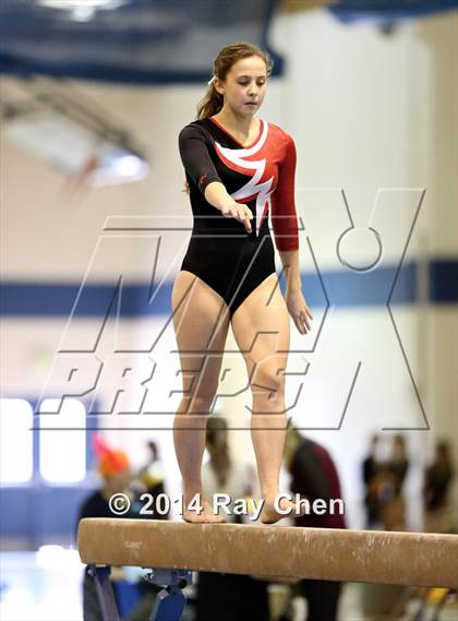 Thumbnail 2 in CHSAA 4A Gymnastics Prelim photogallery.