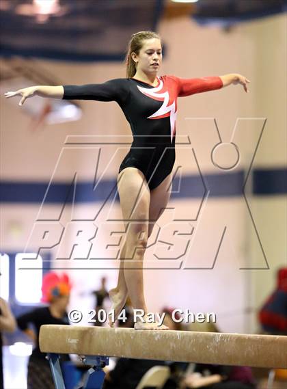 Thumbnail 2 in CHSAA 4A Gymnastics Prelim photogallery.