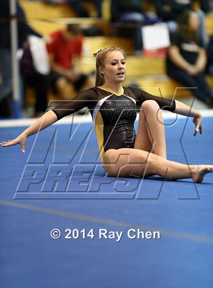 Thumbnail 2 in CHSAA 4A Gymnastics Prelim photogallery.