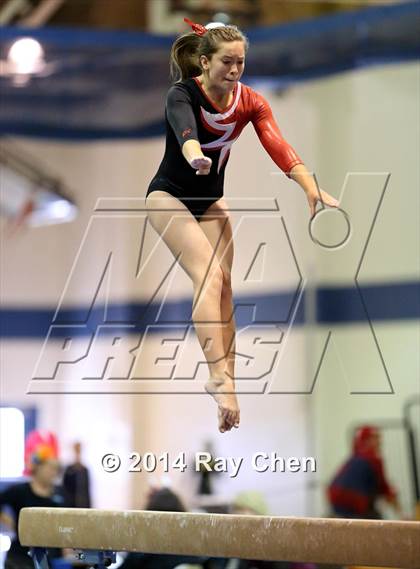 Thumbnail 3 in CHSAA 4A Gymnastics Prelim photogallery.