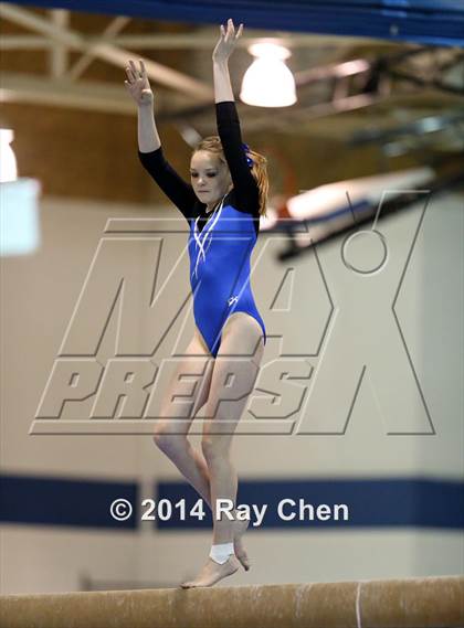 Thumbnail 2 in CHSAA 4A Gymnastics Prelim photogallery.