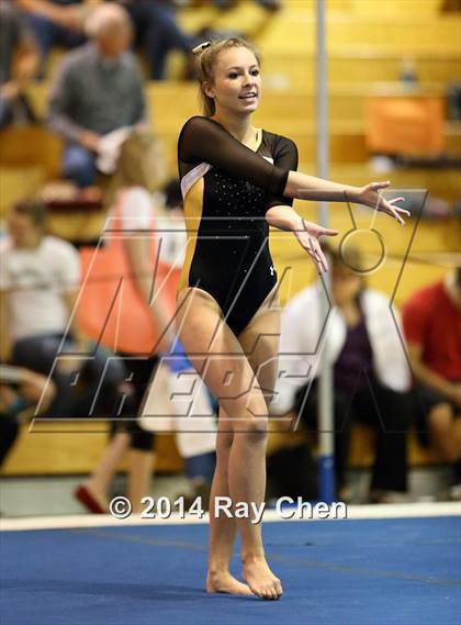 Thumbnail 3 in CHSAA 4A Gymnastics Prelim photogallery.