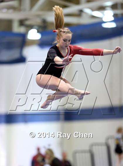 Thumbnail 3 in CHSAA 4A Gymnastics Prelim photogallery.
