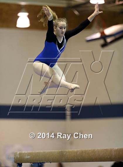 Thumbnail 1 in CHSAA 4A Gymnastics Prelim photogallery.