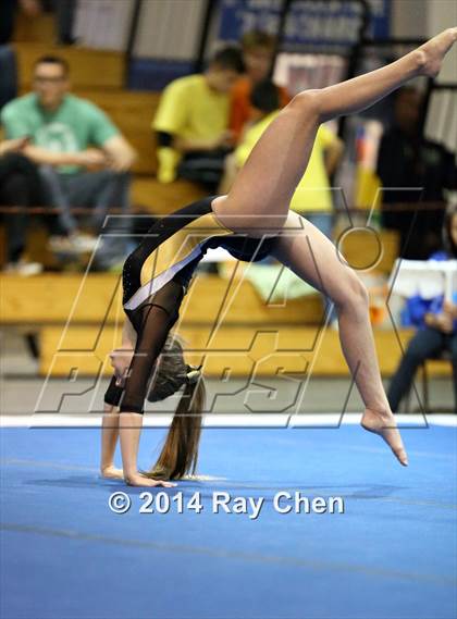 Thumbnail 2 in CHSAA 4A Gymnastics Prelim photogallery.