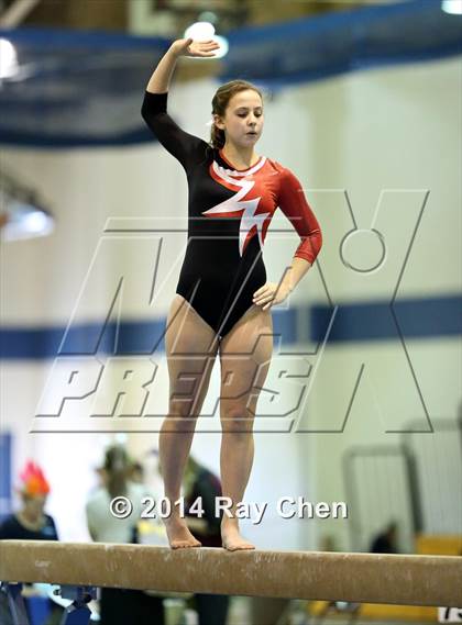 Thumbnail 1 in CHSAA 4A Gymnastics Prelim photogallery.