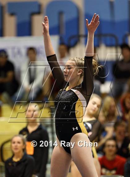 Thumbnail 2 in CHSAA 4A Gymnastics Prelim photogallery.