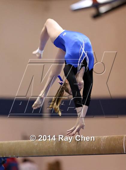 Thumbnail 3 in CHSAA 4A Gymnastics Prelim photogallery.