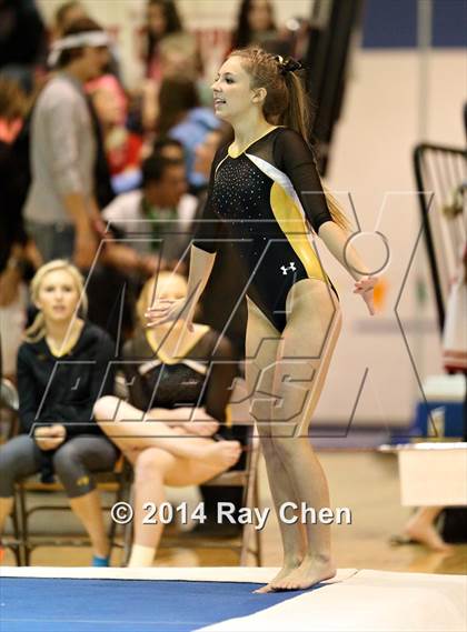 Thumbnail 1 in CHSAA 4A Gymnastics Prelim photogallery.