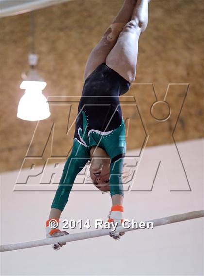 Thumbnail 1 in CHSAA 4A Gymnastics Prelim photogallery.