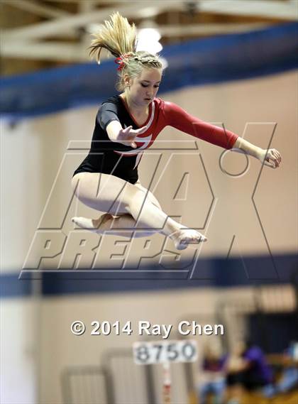 Thumbnail 1 in CHSAA 4A Gymnastics Prelim photogallery.