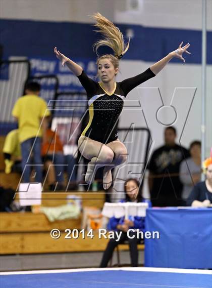 Thumbnail 1 in CHSAA 4A Gymnastics Prelim photogallery.