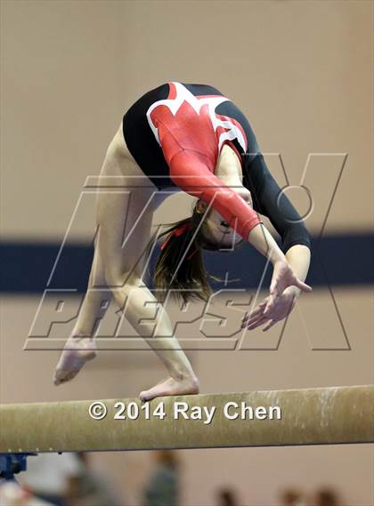 Thumbnail 3 in CHSAA 4A Gymnastics Prelim photogallery.