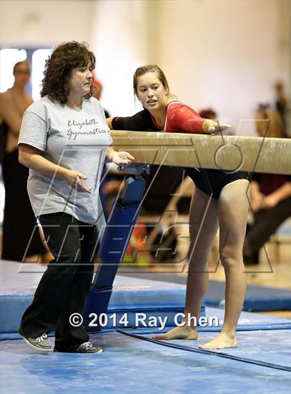 Thumbnail 3 in CHSAA 4A Gymnastics Prelim photogallery.