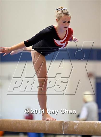Thumbnail 1 in CHSAA 4A Gymnastics Prelim photogallery.