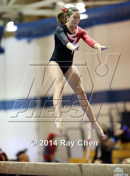 Thumbnail 3 in CHSAA 4A Gymnastics Prelim photogallery.