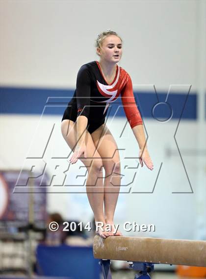 Thumbnail 3 in CHSAA 4A Gymnastics Prelim photogallery.