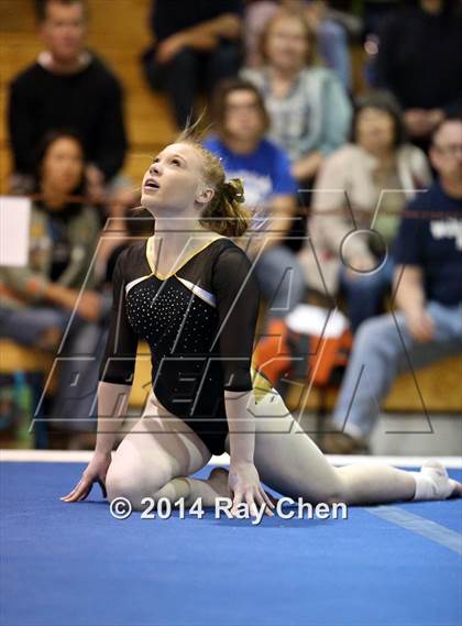 Thumbnail 1 in CHSAA 4A Gymnastics Prelim photogallery.