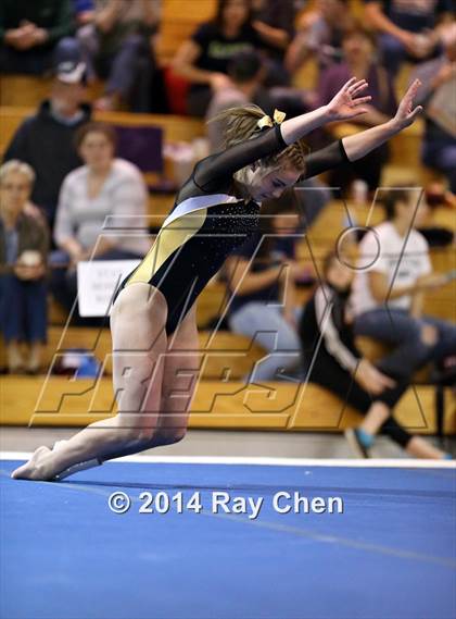Thumbnail 2 in CHSAA 4A Gymnastics Prelim photogallery.