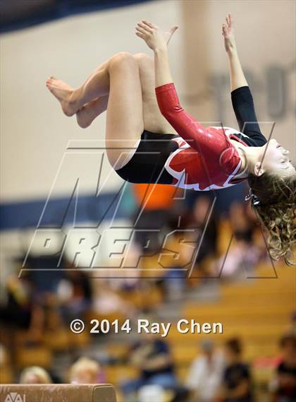 Thumbnail 1 in CHSAA 4A Gymnastics Prelim photogallery.