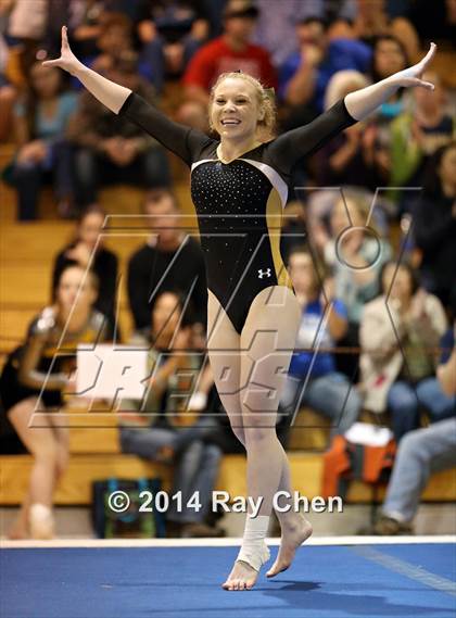 Thumbnail 3 in CHSAA 4A Gymnastics Prelim photogallery.