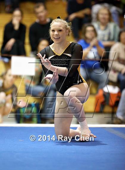Thumbnail 2 in CHSAA 4A Gymnastics Prelim photogallery.