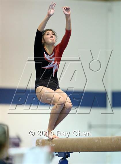 Thumbnail 1 in CHSAA 4A Gymnastics Prelim photogallery.