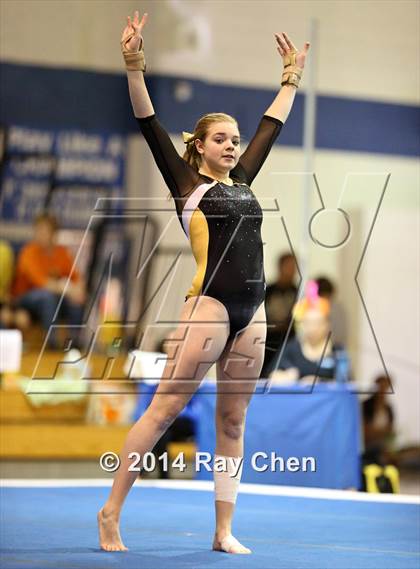 Thumbnail 3 in CHSAA 4A Gymnastics Prelim photogallery.