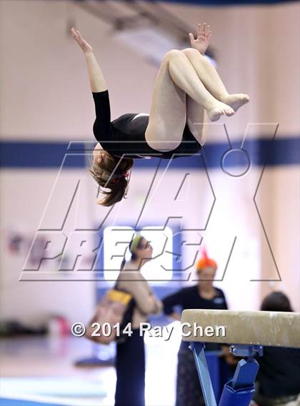 Thumbnail 3 in CHSAA 4A Gymnastics Prelim photogallery.