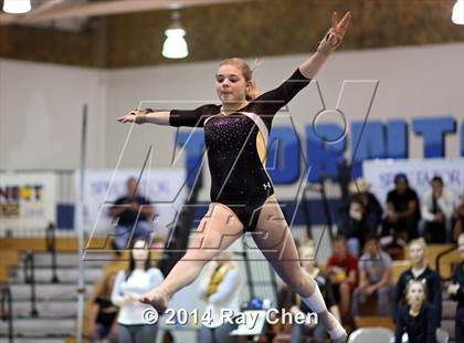 Thumbnail 1 in CHSAA 4A Gymnastics Prelim photogallery.