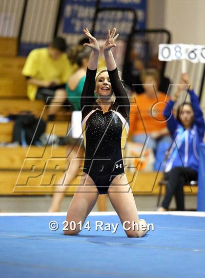 Thumbnail 3 in CHSAA 4A Gymnastics Prelim photogallery.